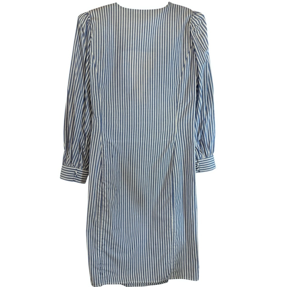 Etcetera Striped Wrap Summer Beach Dress NWT Size 16 - Picture 2 of 5